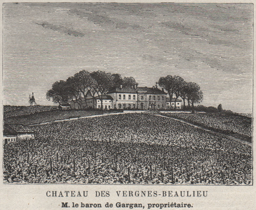 ST-ANDRÉ, LES LÈVES-ET-THOUMEYRAGUES Chateau des Vergnes-Beaulieu SMALL 1908